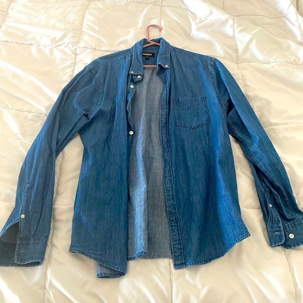 Express Men’s Denim Shirt